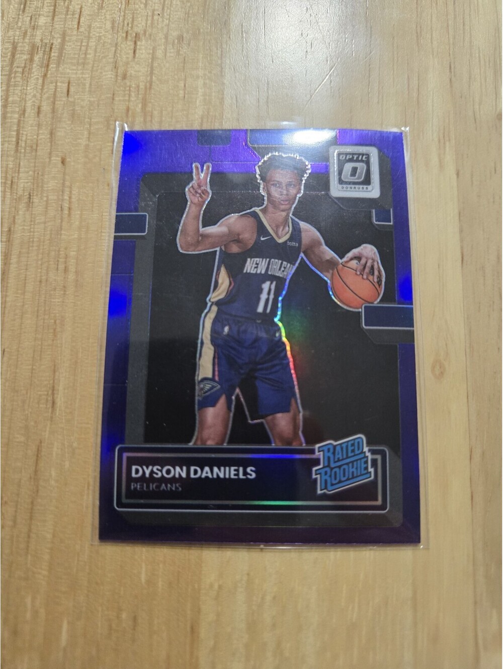 2022-23 Panini Donruss Optic - Rated Rookie Dyson Daniels #250 Purple Prizm (RC)